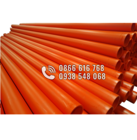 Ống nhựa HDPE 140 cam/vàng